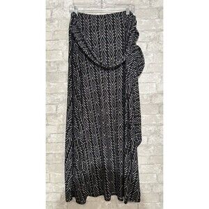 Robert Lewis Black And White Skirt Size XL